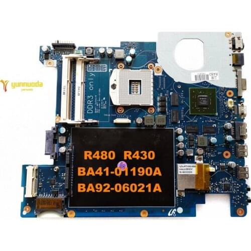Original for Samsung R480 R430 laptop motherboard R480 R430 BA41-01190A BA92-06021A tested good free shipping