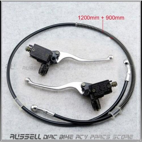 Motorcycle Pair M10 Handle Brake Clutch LEVER Master Cylinder Hydraulic with hose For Majesty Cruiser Scooter T2 T3 T5 T8