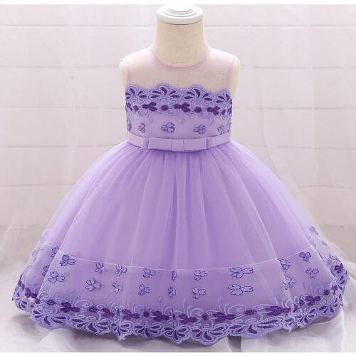 2021 Baby Girls Dress Newborn Princess Dresses For Baby First 1st Year Birthday Dress Easter Carnival Costume Infant Party Dress