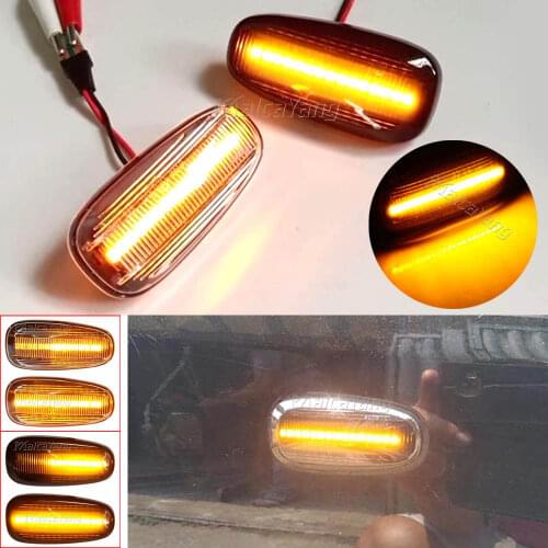 Flowing LED Dynamic Turn Signal Light For Opel Zafira A 1999-2005 For Opel Astra G 1998-2009 Side Marker Sequential Blinker