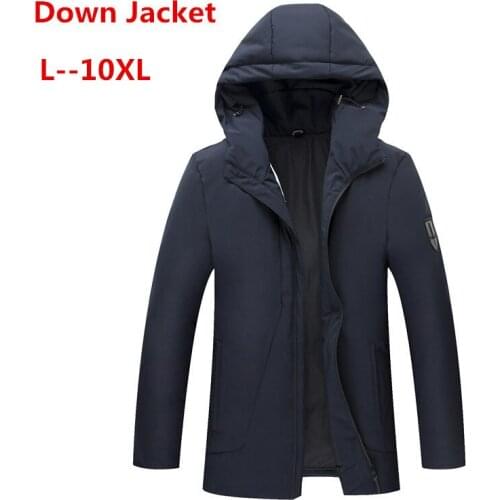 PLUS 10XL 8XL 6XL 5X 90% White Duck Thick Down Jacket men coat Snow parkas male Warm Brand Clothing winter Down Jacket Outerwear