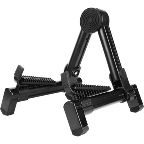 Portable Guitar Stand Floor Universal Tripod Adjustable Folding Guitar Stand for Acoustic Guitar Bass Violin Ukulele