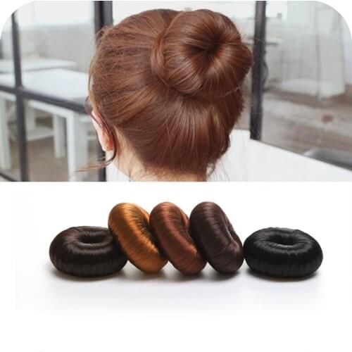 Hot Sale DIY Hair Styling Synthetic Wig Donut Foam Head Band Magic Tool Bun Maker Hair Band for Women Girls Hair Accessories