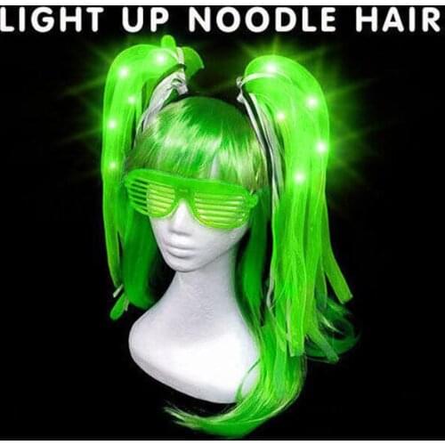 Halloween most hot style light-emitting braid network administrator flash head hoop Light head band network administrator