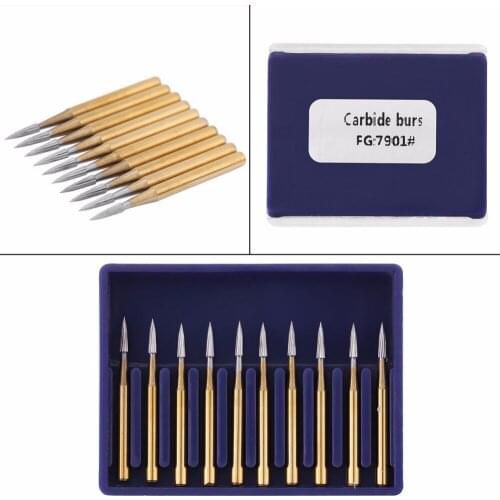 Dental Tungsten carbide burs trimming & finishing drills bur FG 7901 FG 7902 FG 7903