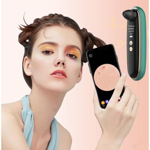USB Rechargeable Visual Blackhead Remover Facial Pores Black Head Cleaner Vacuum Suction