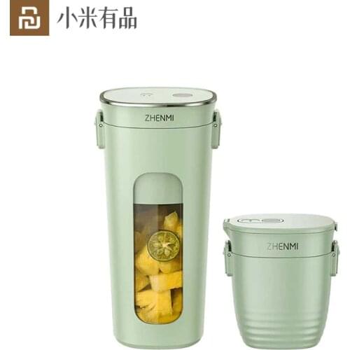 Youpin ZHENMI Mini Quick Juice Wireless Vacuum Portable Juicer Cup 28s Blender USB Charging 4 Leaf Steel Knife