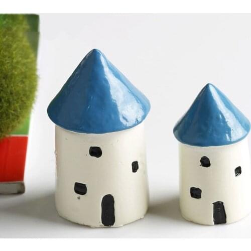 Castle Miniature Fairy Garden Home Houses Decoration Mini Craft Micro Landscaping Decor DIY Accessories