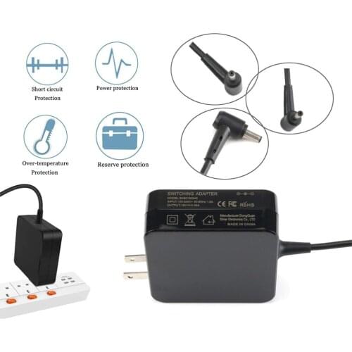 Laptop Charger for ASUS zenbook UX301 UX301LA UX21 UX32 UX31 ADP-65AW BA 4.0*1.35mm 65W Power Adapter Supply Charger Hot Sale