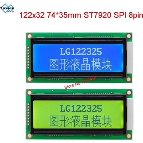 Lcd module 12232 122*32 SPI serial ST7920 display panel LG122325