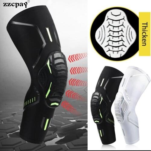 1PCS Basketball Riding Leg Guards Protective Equipment Men’s Sports Arm Guards Knee Pads Honeycomb Anti-Collision Elbow Pads XXL