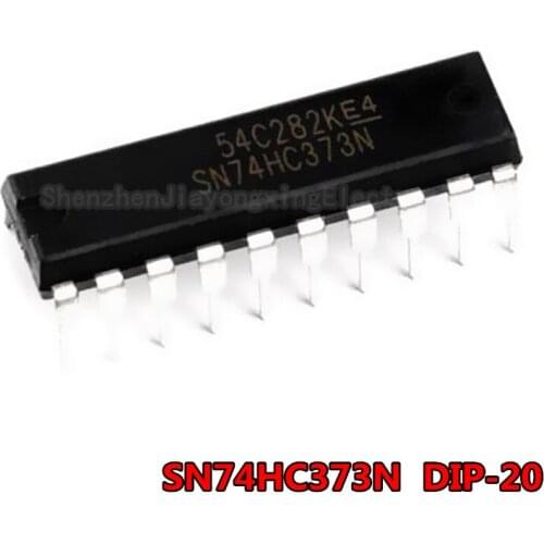 10pcs/lot 74HC373N 74HC373 SN74HC373N CD74HC373E DIP20 In Stock