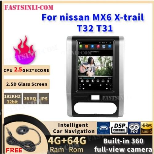 CarPlay android car gps multimedia video radio player dash for nissan MX6 X-trail X Trail T32 T31car navigaton stereo