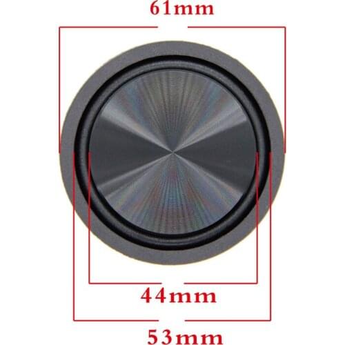 1pcs 61mm diameter bass diaphragm Passive plate Enhanced bass low frequency film Radiator rubber diaphragm