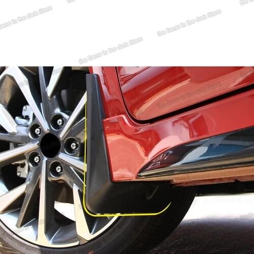 Lsrtw2017 Abs Car Mudguard Mud Fender Trims for Kia K3 Kia Cerato 2019 2020 2021 Interior Forte Accessories Kit