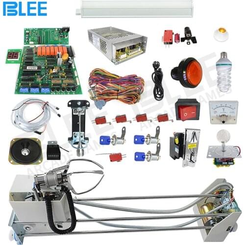 DIY custom crane machine kit parts Gantry with claw Taiwan main board wire harness speaker coin selector acceptor meter lock