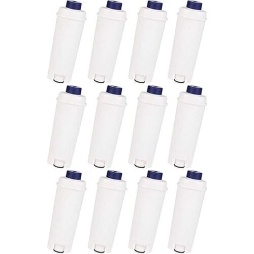 12 Pack Coffee Machine Water Filter For Delonghi DLSC002 Filter Cartridge Compatible With ECAM, ETAM, EC680, EC800