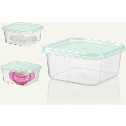 Mini Portable Crisper Sealed Box 4pcs Baby Food Boxes Container Baby Snacks Storage Boxes
