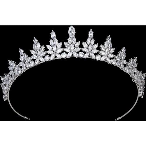 Tiaras and Crown HADIYANA Trendy Vintage Women Wedding Hair Accessories Hair Jewelry Headband BC5662 Accesorios para el cabello