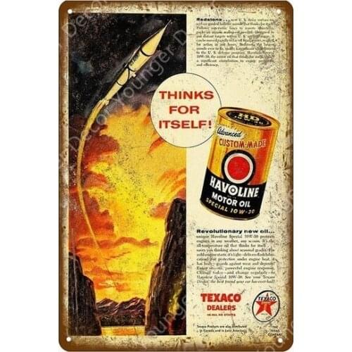 Motorcycles Car Motor Oil Metal Tin Signs Gulf Gas Oil Wall Poster Garage Decor Vintage Metal Painting YI-181