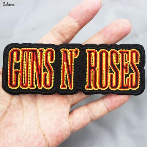 Music Rock Band Punk Patches for Cloth Iron on Embroidered Badges Sew on Appliques for Jacket Jeans DIY Accessory