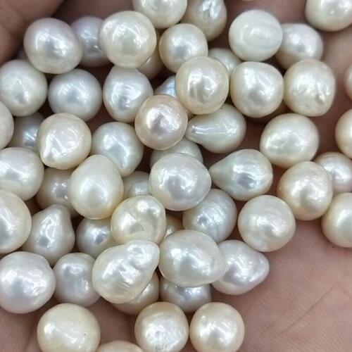 MIX SIZES Natural Baroque Pearls, Loose Freshwater Edison Pearls, 7-10MM Big Size Pearls, 100PCS/LOT