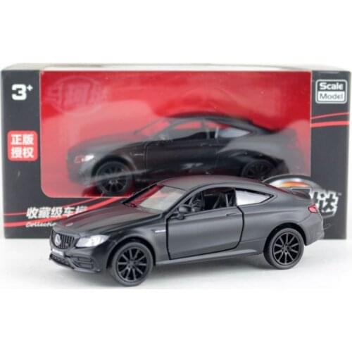 RMZ City/1:36 Scale/Diecast Metal Toy Model/C63 S AMG Super Racing/Educational Pull Back Car/Gift For Children/Collection/Box