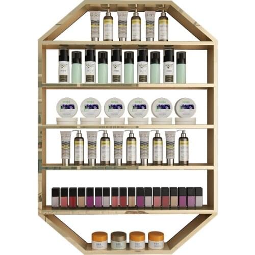 Light Luxury Rhombus Wall Hangings Wrought Iron Phnom Penh Nail Shelves Six Floors Shelving Living Room Salon Furnitures