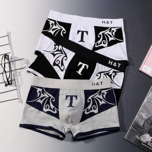New Mens Underwear letter Boxers Men Boxershort Panties Man Boxeur Splicing Homme Underpants Calzoncillos Cotton Trunk Designer