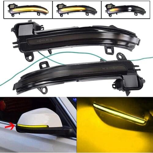 2Pcs Dynamic Steering Signal Led Rear View Mirror Indicating Flash For Bmw F22 F23 F30 F31 F34 F32 F33 F36 E84 I3