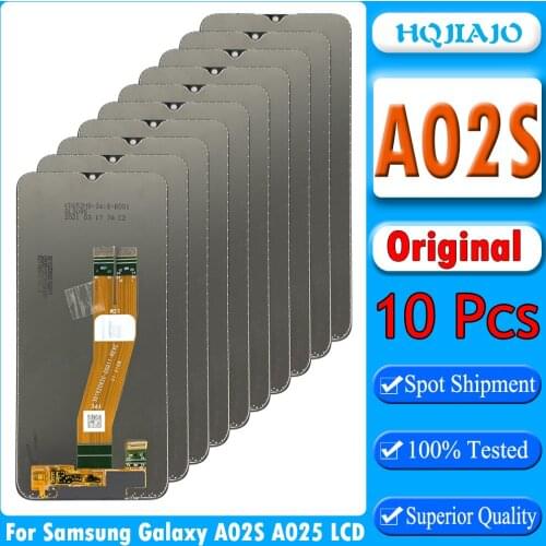 3/5/10 For Small Glass Orignal For Samsung A02s A025M A025F/DS A025G/DS A025M LCD Display Touch Screen Digitizer