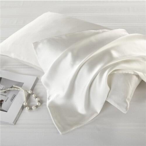 1Pc Pillow Cover 100% Natural Silk Pillow Case Cushion 51cm x 76cm to Choose Softer Silk Pillowcase Top Quality Pillow Case