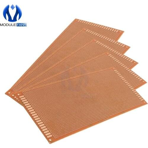 10x22cm 10*22CM DIY Bakelite Plate Paper Prototype PCB Universal Experiment Matrix Board Single Sided Sheet Copper 10x22 10 x 22