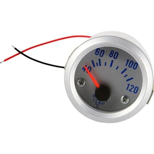 52mm Electrical Water Temp Temperature Gauge Celsius Pointer Blue LED Meter