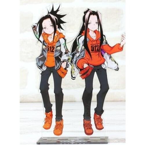 Anime YOU ASAKURA AMIDAMARU SHAMAN KING Acrylic Keychain Stand Figure Model Plate Tabletop Decor Collection Toy Gift
