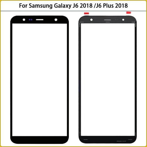 New LCD Front Glass For Samsung Galaxy J6 J8 2018 J600 J600F J600G J810 J810F Display Digitizer Sensor Outer Glass Touch Screen
