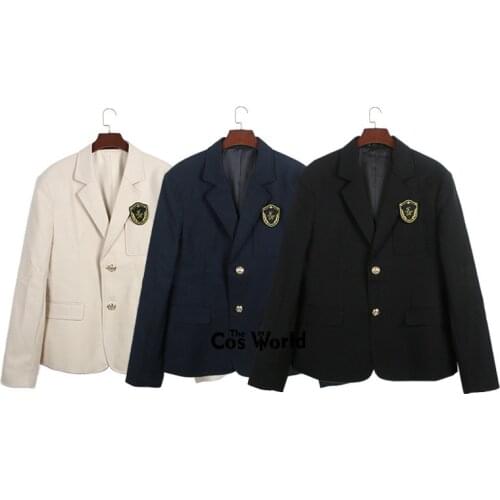 [Jian Chuang Gao] Japanese Girls Boys Spring Autumn Suits Blazer Long Sleeve Jackets Coats Outwear For JK DK School Uniform
