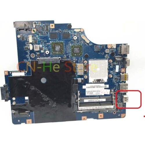 JOUTNDLN FOR Lenovo G565 Z565 NAWE6 Laptop Motherboard Socket S1 DDR3 la-5754p Free CPU W/ FOR ATI HD5470 GPU
