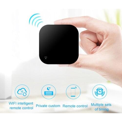 Mini Smart Home Automation 2.4GHz WIFI IR Remote Work with Alexa,Google home Voice Intelligent Universal Remote Controller