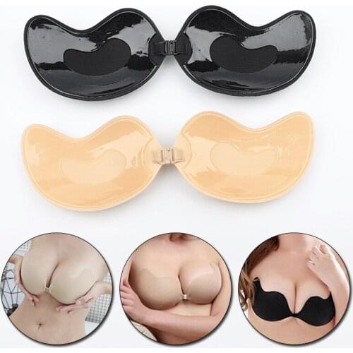 Reusable Silicone Bust Nipple Cover Pasties Stickers Women Breast Self Adhesive Invisible Bra Lift Tape Push Up Strapless Bra