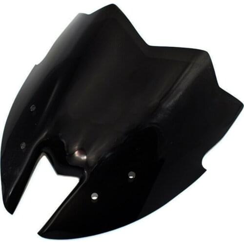 Motorcycle ABS Plastic Windshield Windscreen For Kawasaki Z800 2014 2015 2016 Black