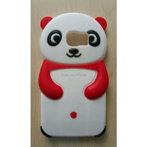 Lovely 3D Panda Pattern Soft Silicon Gel Cover Case for Samsung Galaxy Galaxy S6 G9200 SM-G920F Free Shipping
