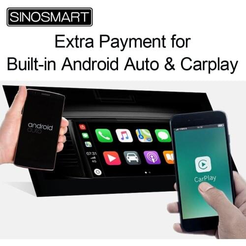 NOT single selling, Extra payment link for SINOSMART 8 core car navigation built-in Android AUTO/Carplay