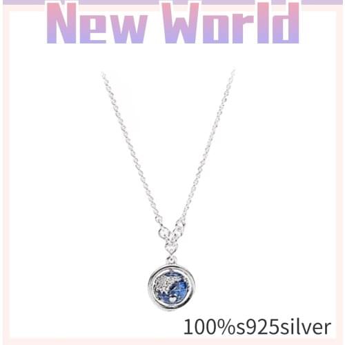 New 100% 925 sterling silver suitable for the original Pando charm creative fortunes DIY neck charm women jewelry gifts