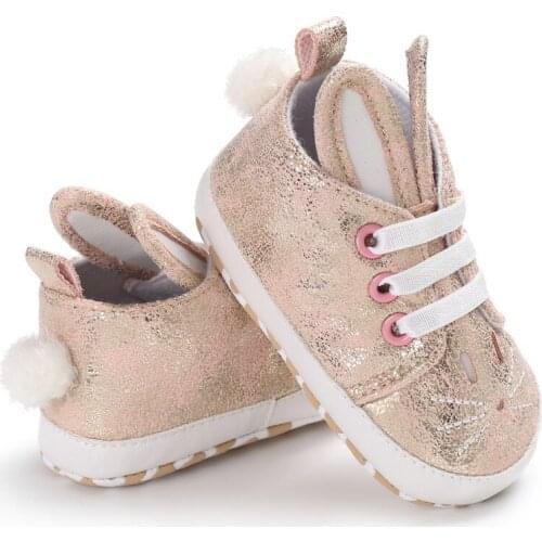 Baby Girls Boys Shoes Winter Autumn Toddler Anti-Skid Warm Baby Shoes Infant Soft Bottom Bunny First Walkers dropshipping