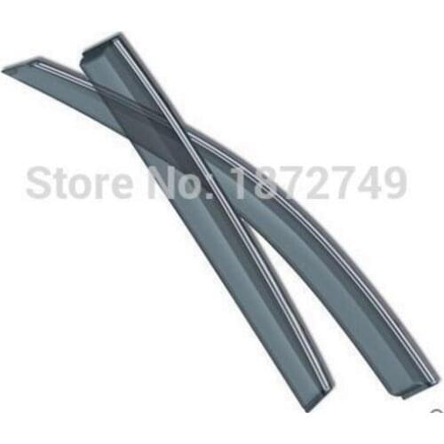 Window Visor Vent Sun Rain Guard for Mitsubishi Pajero Sport 2011-2014