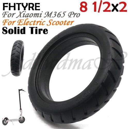 FHTYRE 8 1/2x2 xiaomi Mijia Scooter Replacement Tyre Mi Electric Scooter Spare Airless Tire 8.5x2 Solid Tire For M365 Scooter