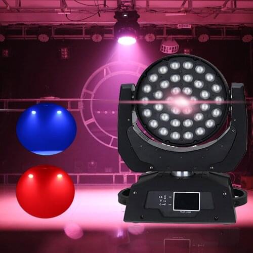Led Wash Zoom Moving Head Licht Lier 36X12W Podium Verlichting DMX512 Voor Dj Disco Party Bar Lichten snelle Verzending