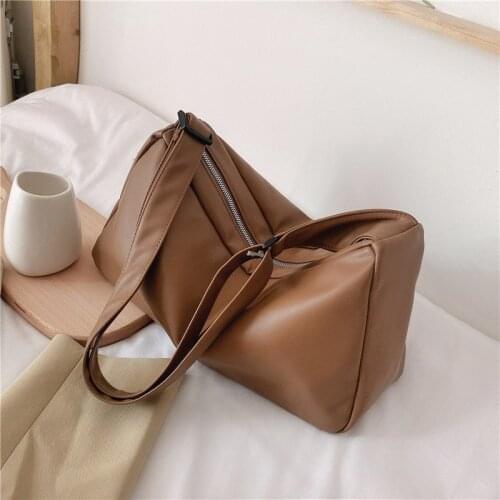 High Capacity PU Leather Bags for Women 2021 Fashion Trend Crossbody Bags Lady Purses and Handbags Female Shoulder Simple Bag