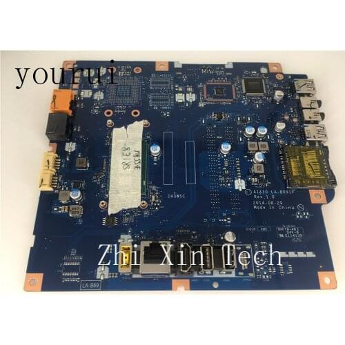 Yourui Laptop Motherboard For Lenovo C20-30 C2030 AIO10 LA-B691P Mainboard SR1E8 3558U CPU Test all functions 100